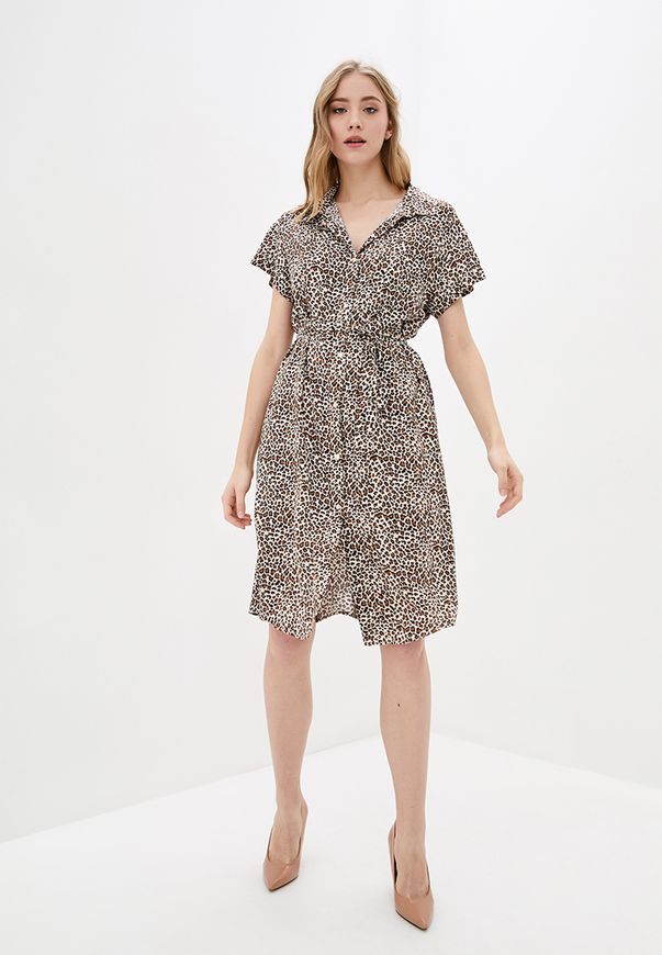 Сукня-сорочка ORA з анімалістичним принтом., (40-42) XS