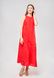 Длинное платье ORA красного цвета в прозрачный горошек., (42-44) S