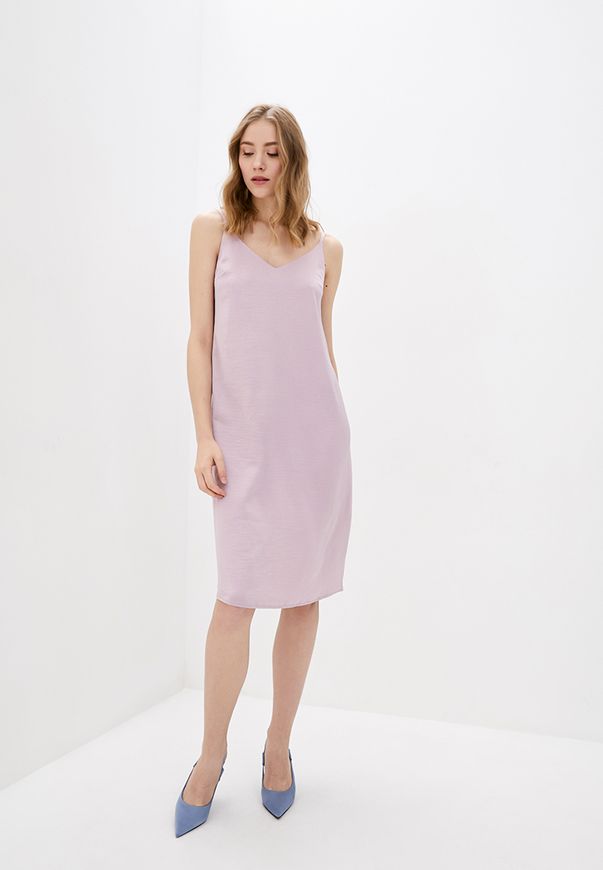 Платье-комбинация ORA розового цвета., (52-54) XXL