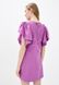 Короткое платье ORA из прошвы фиолетового цвета., (42-44) S