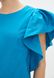Короткое хлопковое платье ORA цвета морской волны., (42-44) S