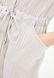 Стильна сіра пляжна сорочка ORA: фактурна бавовна, регульовані рукава і капюшон., (40-42) XS