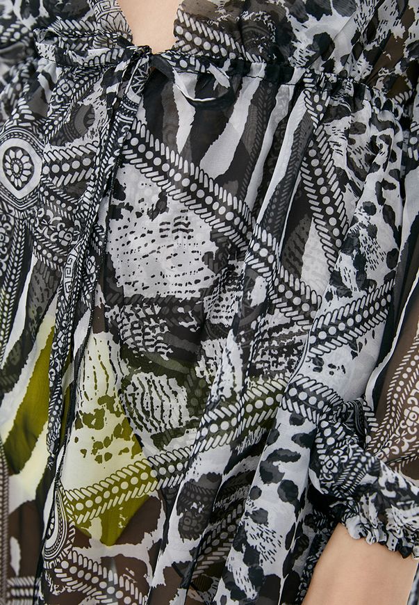 Пляжное платье Ora из шифона с зверинным принтом, (42-44) S