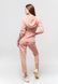 Женский трикотажный костюм Ora пыльно-розового цвета, (48-50) L