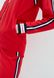 Женский спортивный костюм ORA красного цвета с кофтой на молнии, (40-42) XS