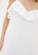 Коротка бавовняна сукня ORA білого кольору в дрібний однотонний горошок., (42-44) S