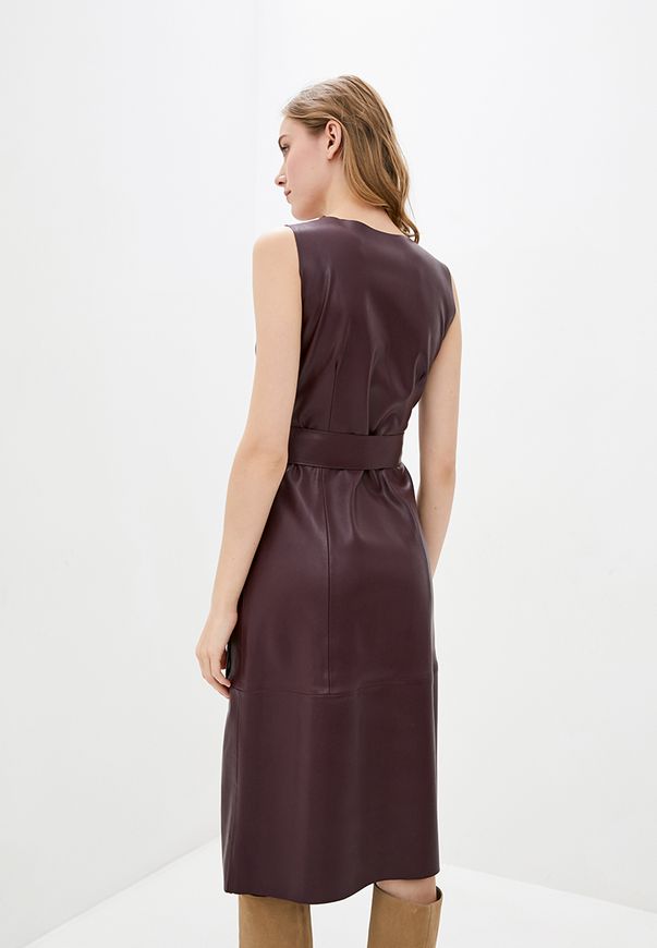 Сукня ORA тренч секокожі колір бордовий, (40-42) XS