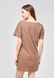 Коротка сукня ORA з прошви, світло-коричневого кольору., (48-50) L