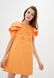 Короткое платье ORA из прошвы оранжевого цвета., (42-44) S