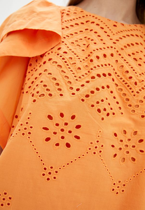 Коротка сукня ORA з прошви помаранчевого кольору., (48-50) L