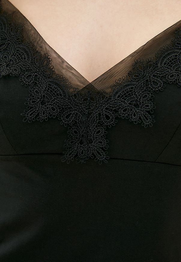 Сорочка для сну ORA колір чорний, (42-44) S