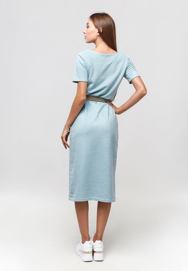 Сукня Ora міді з тонкого трикотажу з ефектом замші, (50-52) XL