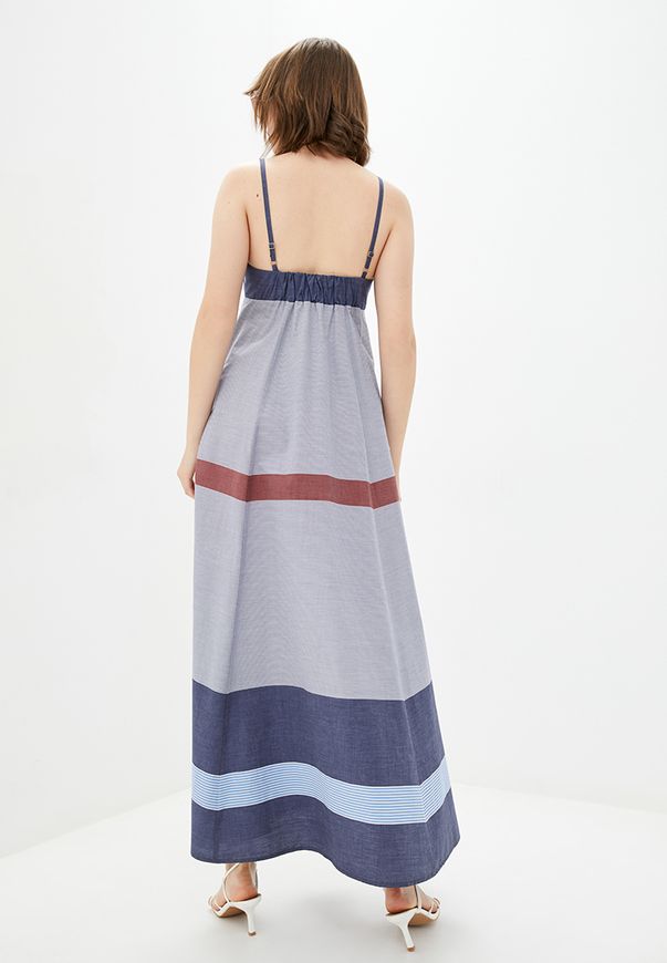 Літня довга сукня ORA в смужку, (48-50) L